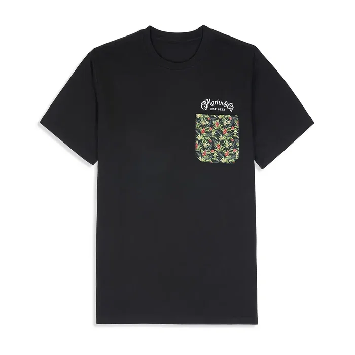 Martin O'Ahu® Collection Pocket Camiseta - Negra (L)