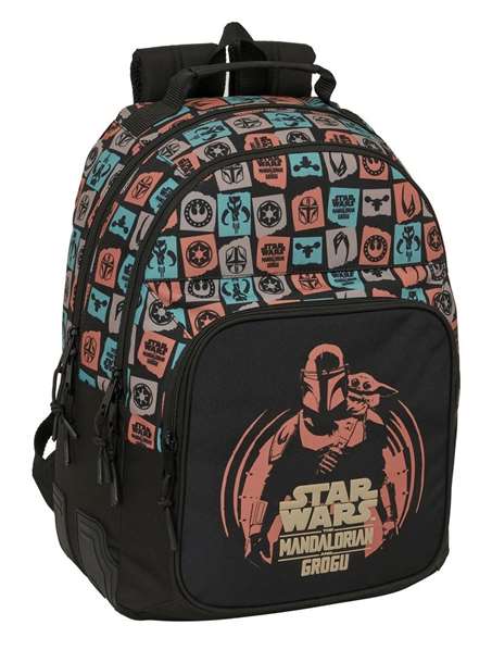 Safta Mochila Doble con Cantoneras Adaptable a Carro 32x42x15 cm Safta Mochila Doble con Cantoneras Adaptable a Carro 32x42x15 cm