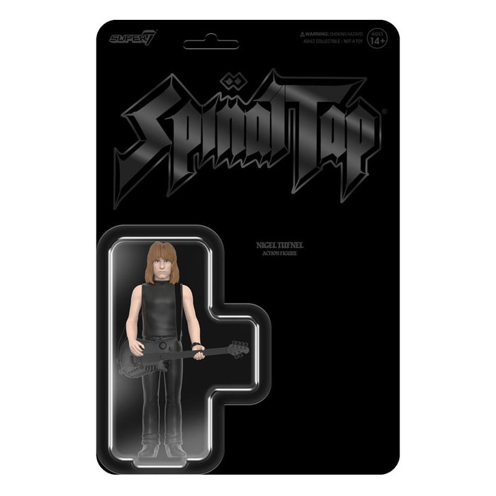 Spinal Tap Figura ReAction Wave 02 Nigel Tufnel (None More Black) 10 cm