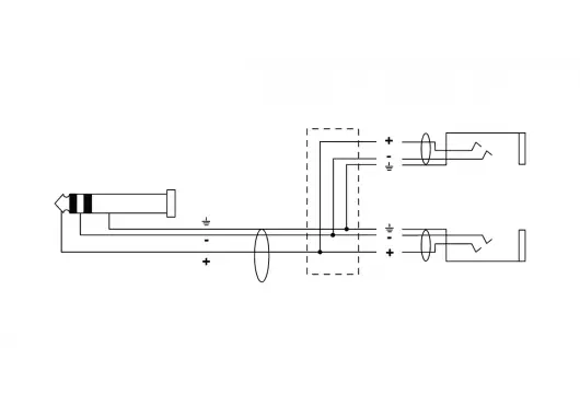 CORDIAL Cable Y mini-jack estéreo a 2 mini-jacks estéreo hembra 30 cm CORDIAL Cable Y mini-jack estéreo a 2 mini-jacks estéreo hembra 30 cm