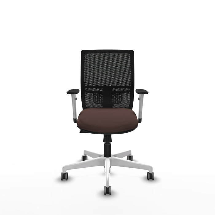 PIQUERAS Y CRESPO Silla de oficina Yunquera con mecanismo Sincro/Traslack, Marrón oscuro y Negro PIQUERAS Y CRESPO Silla de oficina Yunquera con mecanismo Sincro/Traslack, Marrón oscuro y Negro