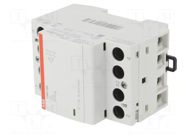 ABB ESB Contactor 2-polar 63A 24VAC/24VDC ABB ESB Contactor 2-polar 63A 24VAC/24VDC