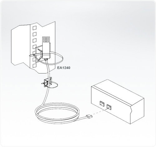 Aten Sensor de Temperatura y Humedad EA1240 con cable de 3 m