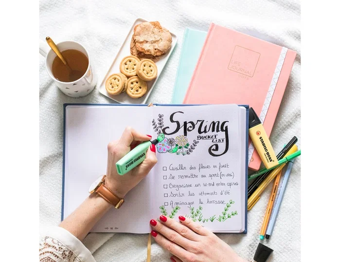 Quo vadis Libreta Life Journal Infinite Dots azul
