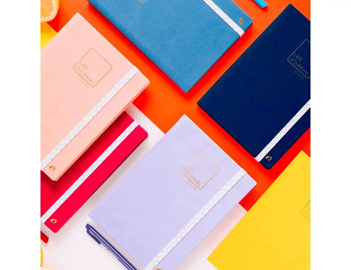 Quo vadis Libreta Life Journal Infinite Dots azul