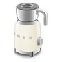 Smeg MFF11CREU 50`s Style Calentador y espumador de leche automático Crema 0,6 L 8 funciones caliente y fría