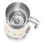 Smeg MFF11CREU 50`s Style Calentador y espumador de leche automático Crema 0,6 L 8 funciones caliente y fría
