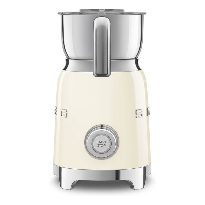 Smeg MFF11CREU 50`s Style Calentador y espumador de leche automático Crema 0,6 L 8 funciones caliente y fría