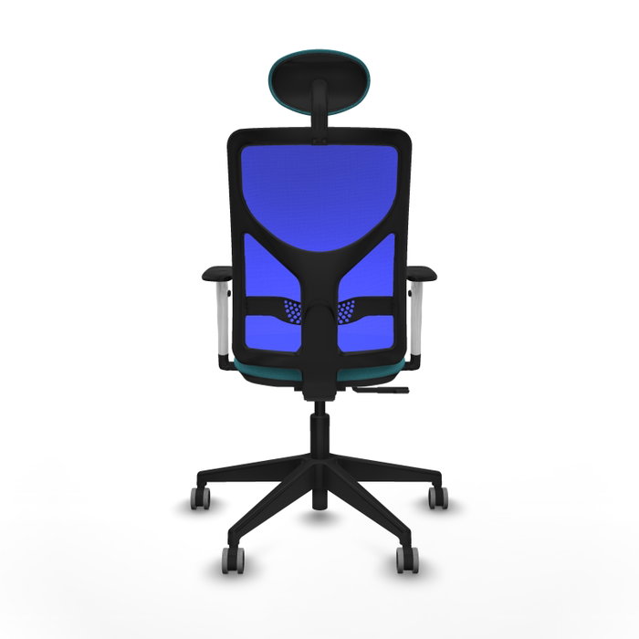 PIQUERAS Y CRESPO Silla de oficina Motilla con mecanismo Sincro, Turquesa y Azul PIQUERAS Y CRESPO Silla de oficina Motilla con mecanismo Sincro, Turquesa y Azul