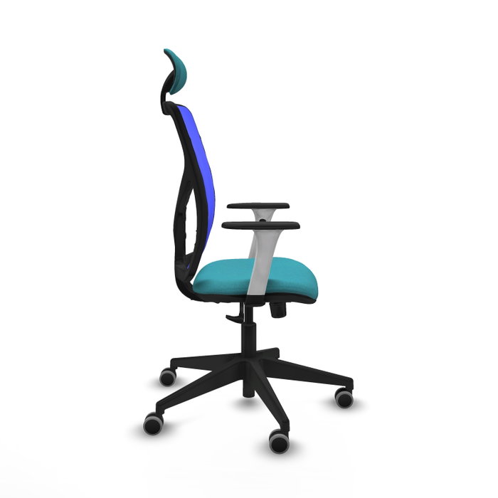PIQUERAS Y CRESPO Silla de oficina Motilla con mecanismo Sincro, Turquesa y Azul PIQUERAS Y CRESPO Silla de oficina Motilla con mecanismo Sincro, Turquesa y Azul
