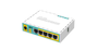 MIKROTIK hEX PoE lite router Ethernet rápido Blanco