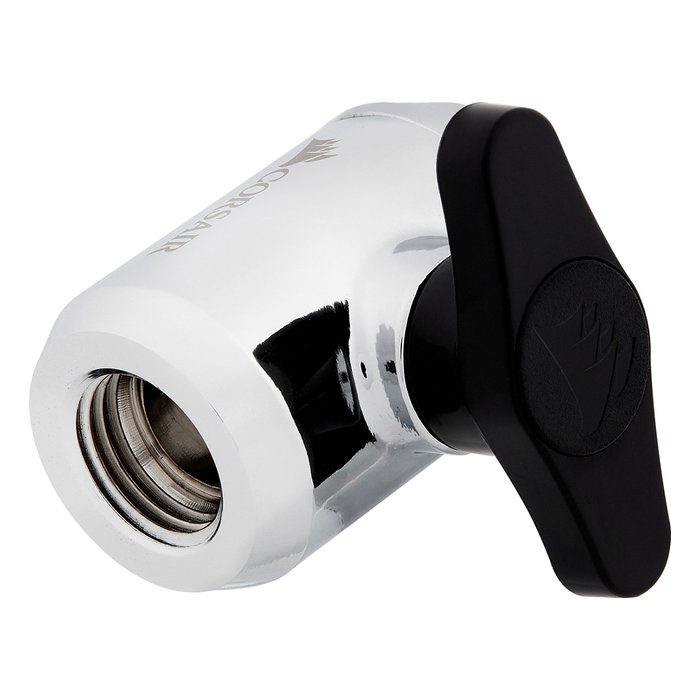 Corsair Hydro X Series XF Ball Valve Chrome