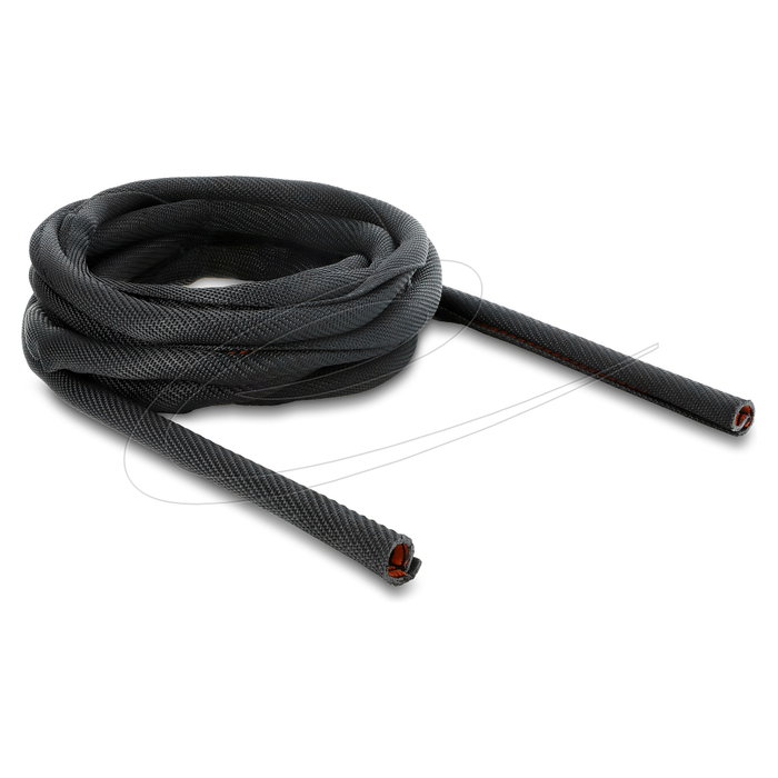 DeLOCK Funda protectora para cables 19021, 5m x 16mm, Negro/Naranja DeLOCK Funda protectora para cables 19021, 5m x 16mm, Negro/Naranja