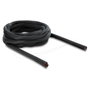 DeLOCK Funda protectora para cables 19021, 5m x 16mm, Negro/Naranja