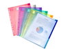 Djois Funda multitaladro de polipropileno con velcro Din A4 colores surtidos