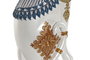 DKD Home Decor Figura de Gato Blanco en Resina
