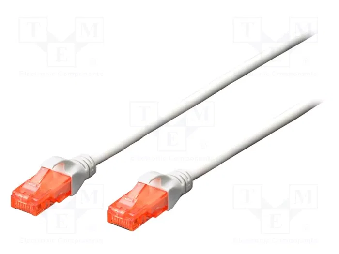 ASSMAN/DIGITUS Cable de conexión Cat6 U/UTP LSZH Blanco 2m