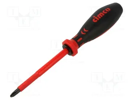CIMCO Destornillador aislado Phillips PH2 con punta de 100 mm
