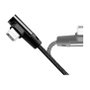 LogiLink Cable USB 2.0 a USB-C de 0,3 m con conector de 90°