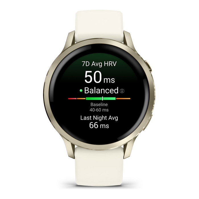 Garmin Venu 4 41mm Reloj Inteligente con GPS Pulsera Silicona Beige/Lunargold
