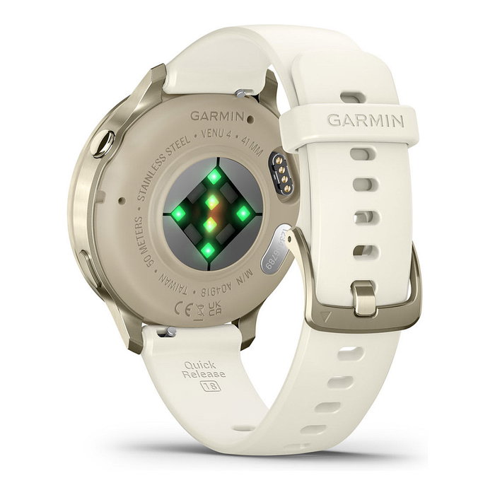 Garmin Venu 4 41mm Reloj Inteligente con GPS Pulsera Silicona Beige/Lunargold