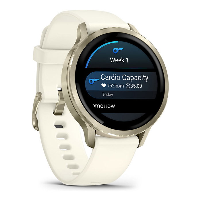 Garmin Venu 4 41mm Reloj Inteligente con GPS Pulsera Silicona Beige/Lunargold