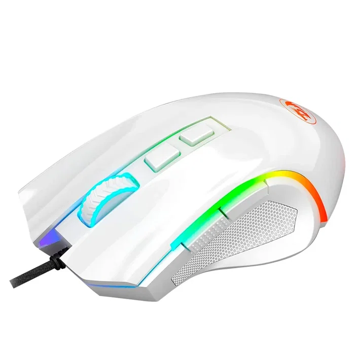 Redragon Griffin M607W Ratón Gaming RGB Blanco
