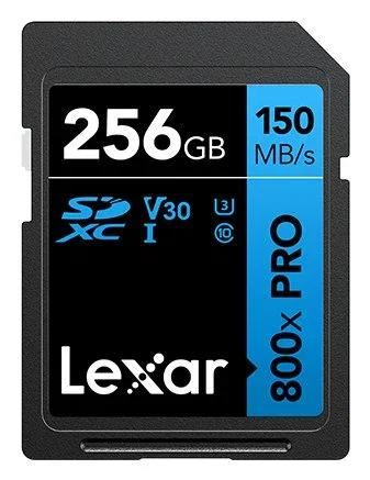 Lexar Professional 800x PRO SDXC UHS-I 256 GB Lexar Professional 800x PRO SDXC UHS-I 256 GB