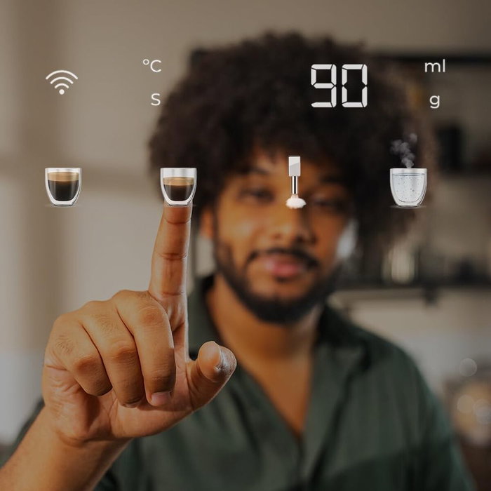 Cecotec Cafetera Superautomática Cremmaet Steam 19 bar 1,1L negro vaporizador 1500W