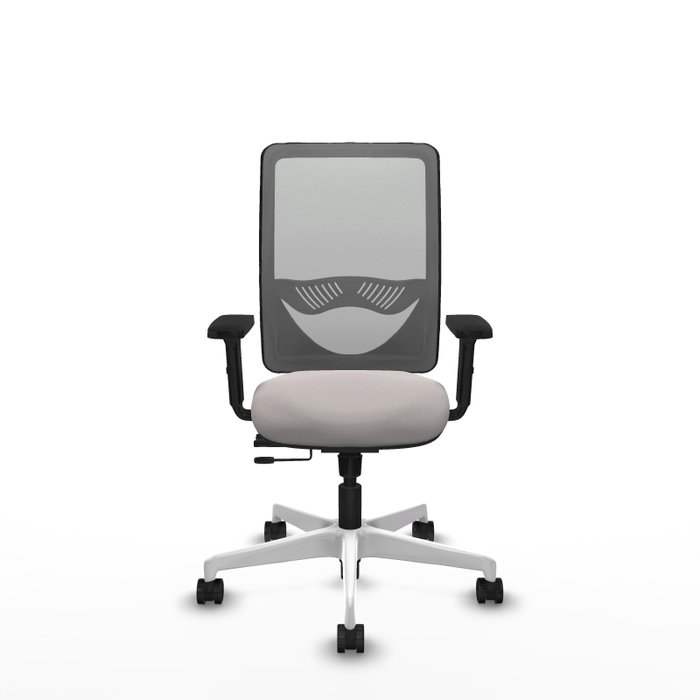 PIQUERAS Y CRESPO Silla de oficina Zulema Blanco y Gris