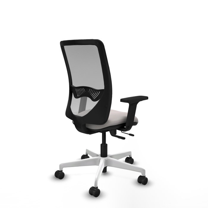PIQUERAS Y CRESPO Silla de oficina Zulema Blanco y Gris