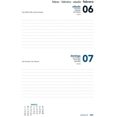 Agenda Anual 2021 Grafoplás 70302434 Florencia Azul Marino