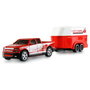 AMEWI Camioneta RC con Remolque Escala 1:64 Rojo/Blanco