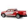 AMEWI Camioneta RC con Remolque Escala 1:64 Rojo/Blanco