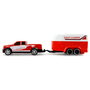 AMEWI Camioneta RC con Remolque Escala 1:64 Rojo/Blanco