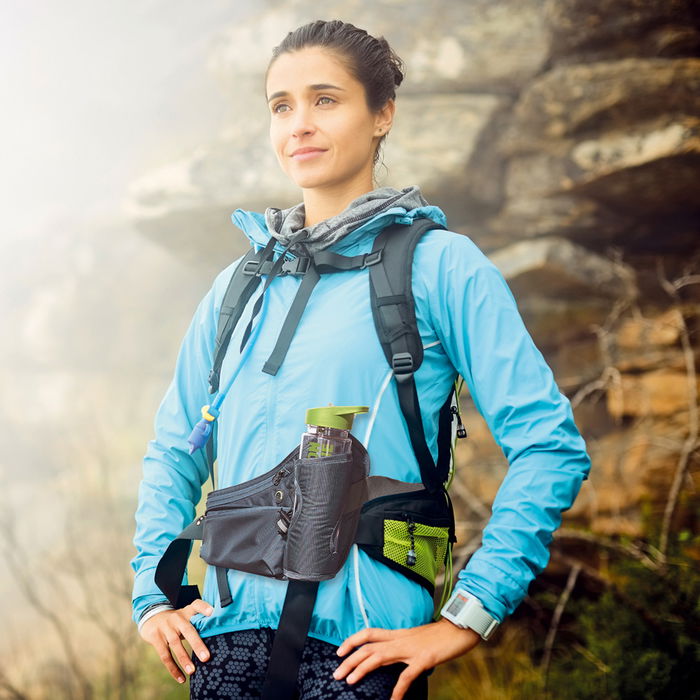 Be Mix Riñonera Bandolera Portabotell con Material de Poliéster