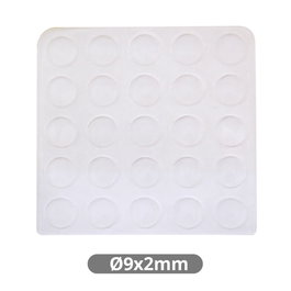 GSC Evolution Pack de 25 gotas protectoras adhesivas 2mm x 9mm