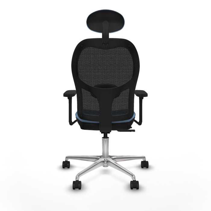 PIQUERAS Y CRESPO Silla de oficina Jorquera con mecanismo Sincro/Traslack, Azul cielo y Negro PIQUERAS Y CRESPO Silla de oficina Jorquera con mecanismo Sincro/Traslack, Azul cielo y Negro