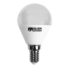 Silverht Bombilla LED E14 Esférica 5W (Equivalente 45W) 3000K Luz Cálida 320 Lm A+ Regulable