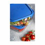 Fiambrera Borgonovo Igloo Azul Cuadrada 1,8 L (12 Unidades)
