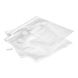 Laica Bolsas de Vacío Reutilizables Vt3522, 20 Uds (10x 20x23 cm + 10x 26x35 cm) con Accesorios, Sin BPA, Apto Nevera y Congelador