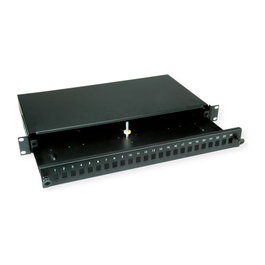 Patch panel de fibra óptica 24x SC SX / LC DX 21.99.0651