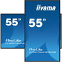 Iiyama ProLite LH5575UHS-B1AG Monitor de Señalización Digital 55" UHD 4K (3840x2160) IPS 500 cd/m², 24/7, Android 11, Wi-Fi, LAN, 2x10W Altavoces, Paisaje/Retrato