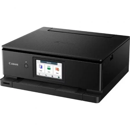 Canon PIXMA TS8750 Impresora Multifunción a Color con Wi-Fi, 6 Tintas Individuales, Duplex Automático, Escáner, Copiadora y Nube - Negro