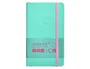 Antartik Cuaderno A6 Tapa Blanda Rayas 100 Hojas 80gr FSC Rosa y Turquesa