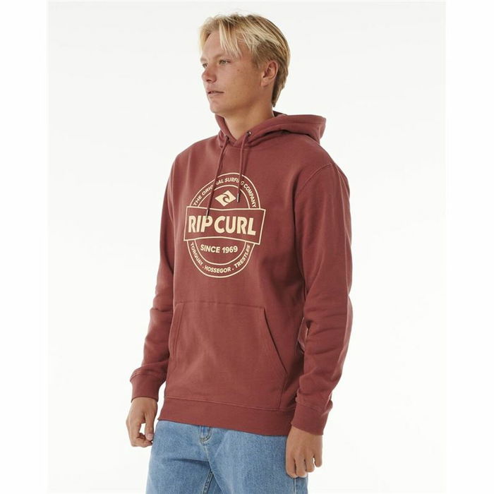Sudadera con Capucha Hombre Rip Curl Stapler Hood Marrón