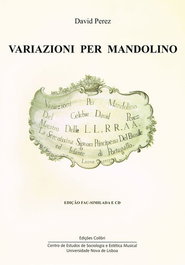 EDIÇOES COLIBRI, Variazioni per Mandolino - David Perez
