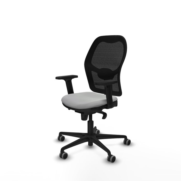 PIQUERAS Y CRESPO Silla de oficina Jorquera Gris claro y Negro