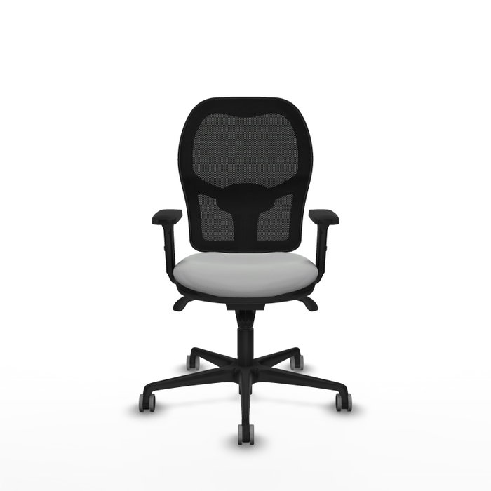 PIQUERAS Y CRESPO Silla de oficina Jorquera Gris claro y Negro