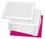 Miniland Set de 6 Placas Blancas para Mosaicos (Peg) de 31x21 cm